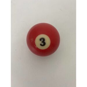 Single Replacement Pool Ball Billiard Ball - Number 3